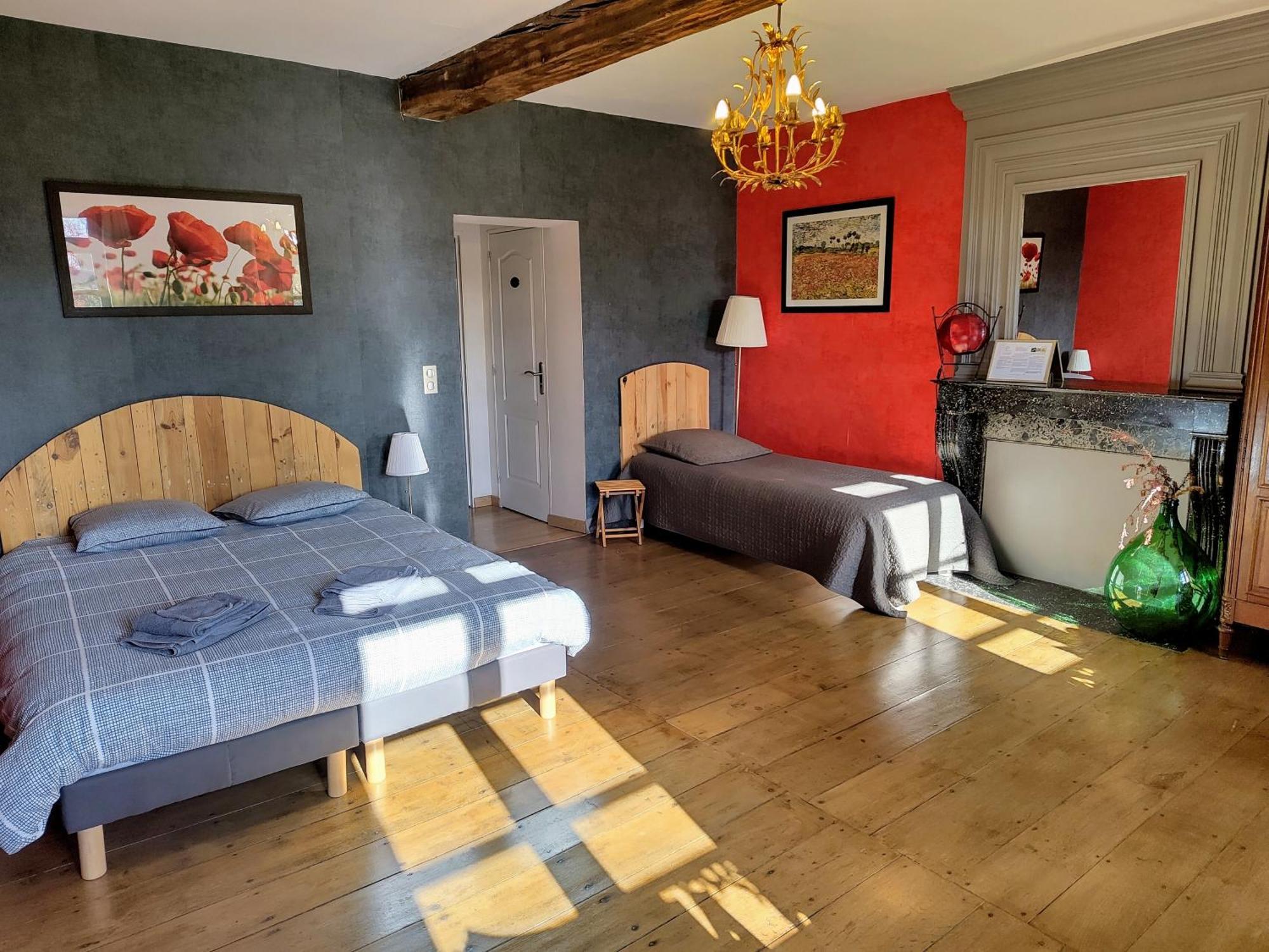 Bed and Breakfast Aubepine Sains-du-Nord Exteriér fotografie